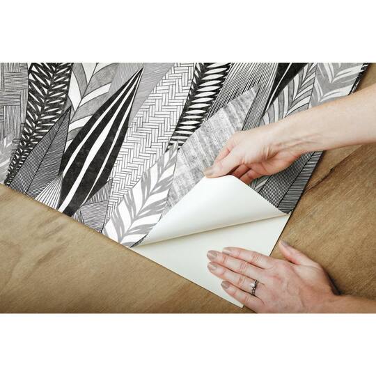 Roommates Fern & Feathers Peel & Stick Wallpaper